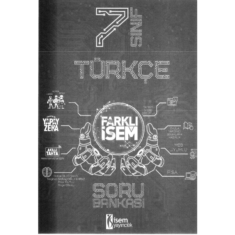 TÜRKÇE FARKLI İSEM SORU BANKASI