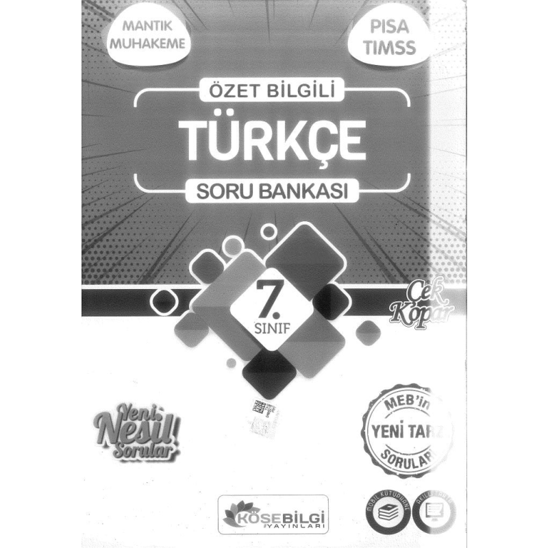 ÖZET BİLGİLİ TÜRKÇE SORU BANKASI