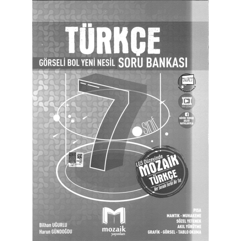 TÜRKÇE GÖRSELİ BOL YENİ NESİL SORU BANKASI