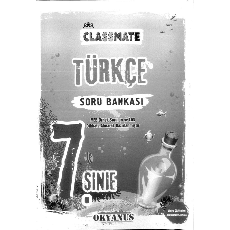 CLASSMATE TÜRKÇE SORU BANKASI