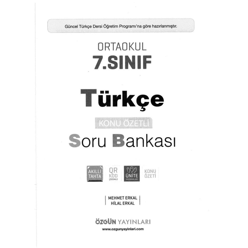 TÜRKÇE KONU ÖZETLİ SORU BANKASI