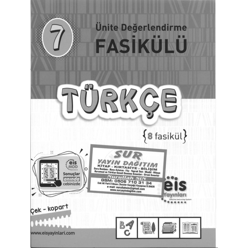 ÜNİTE DEĞERLENDİRME FASİKÜLÜ TÜRKÇE