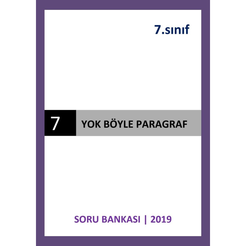 YOK BÖYLE PARAGRAF SORU BANKASI