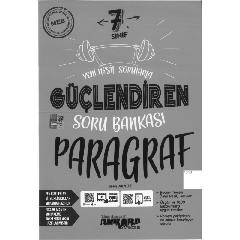 GÜÇLENDİREN SORU BANKASI PARAGRAF
