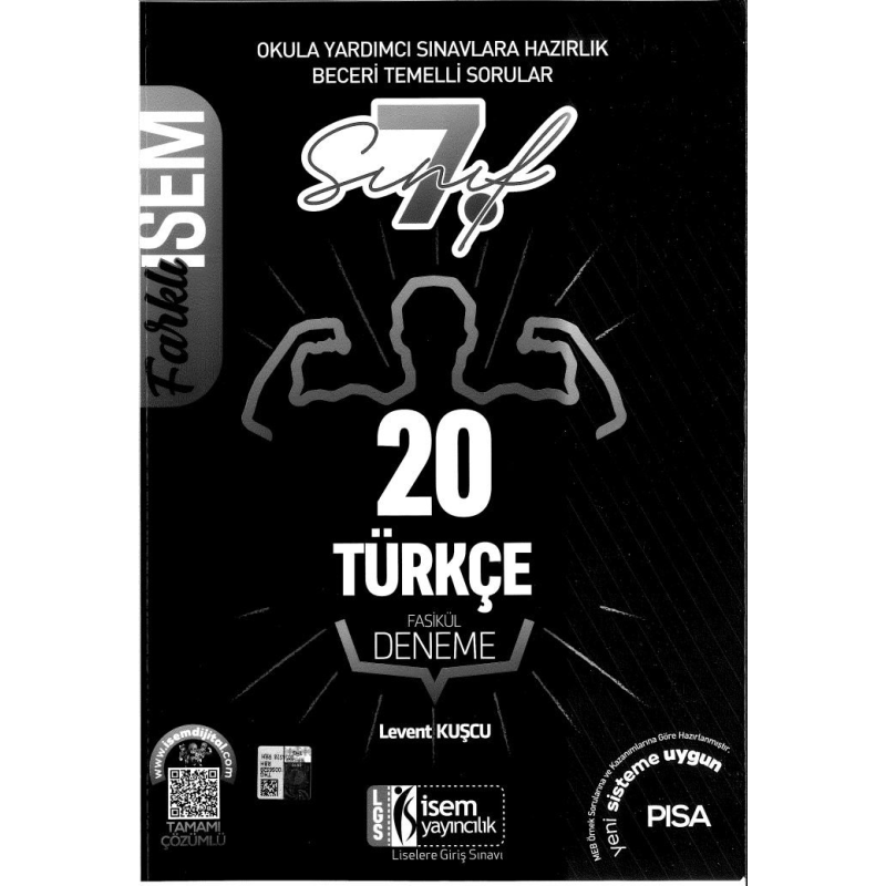 20 TÜRKÇE FASİKÜL DENEME