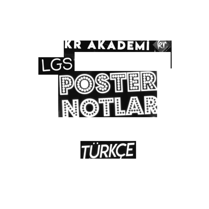 LGS POSTER NOTLAR TÜRKÇE