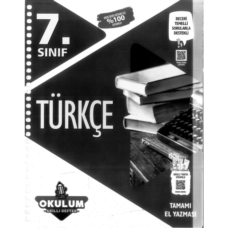 TÜRKÇE OKULUM AKILLI DEFTER
