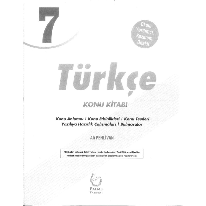 TÜRKÇE KONU KİTABI