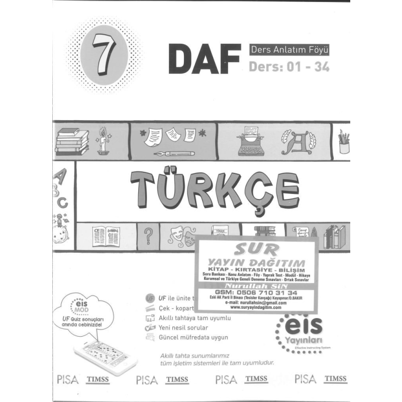 TÜRKÇE DERS ANLATIM FÖYÜ