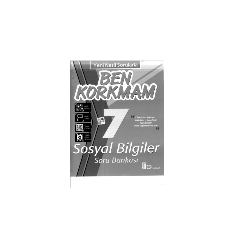 BEN KORKMAM SOSYAL BİLGİLER SORU BANKASI
