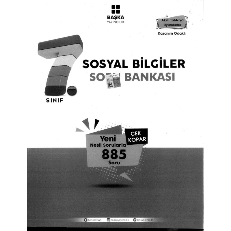 SOSYAL BİLGİLER SORU BANKASI 885 SORU