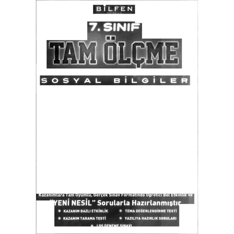 TAM ÖLÇME SOSYAL BİLGİLER