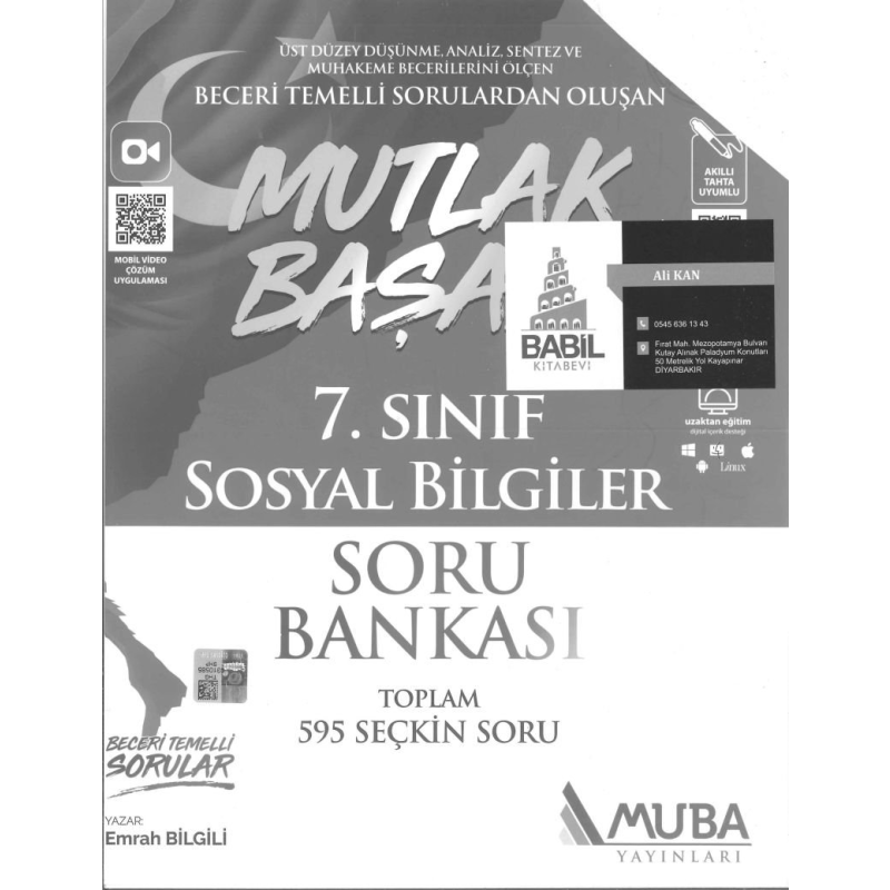 MUTLAK BAŞARI SOSYAL BİLGİLER SORU BANKASI
