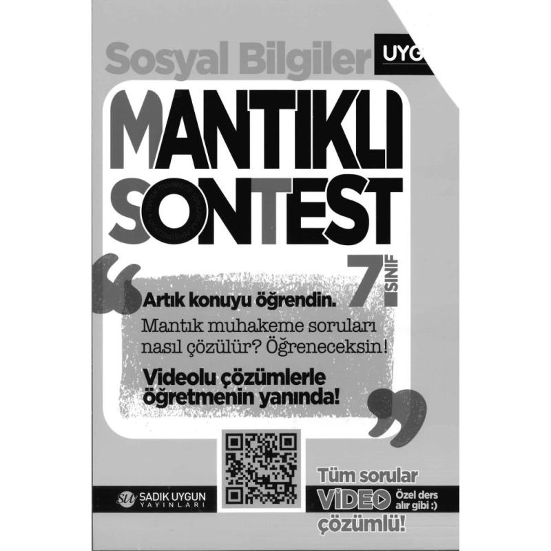 SOSYAL BİLGİLER MANTIKLI SON TEST