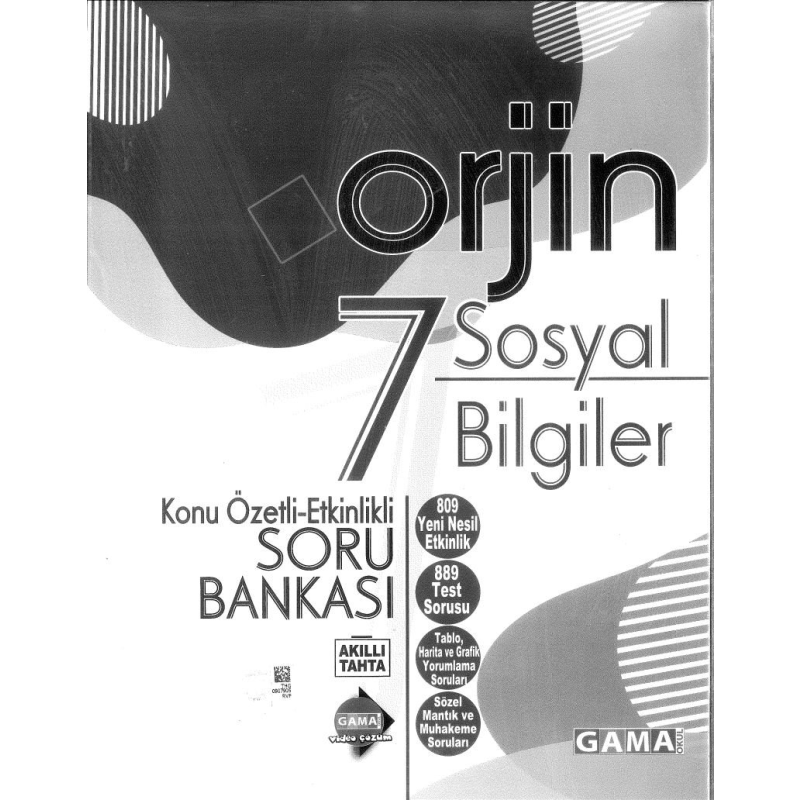 ORJİN SOSYAL BİLGİLER KONU ÖZETLİ SORU BANKASI