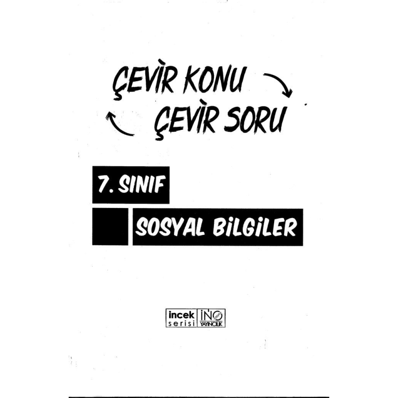 ÇEVİR KONU ÇEVİR SORU SOSYAL BİLGİLER