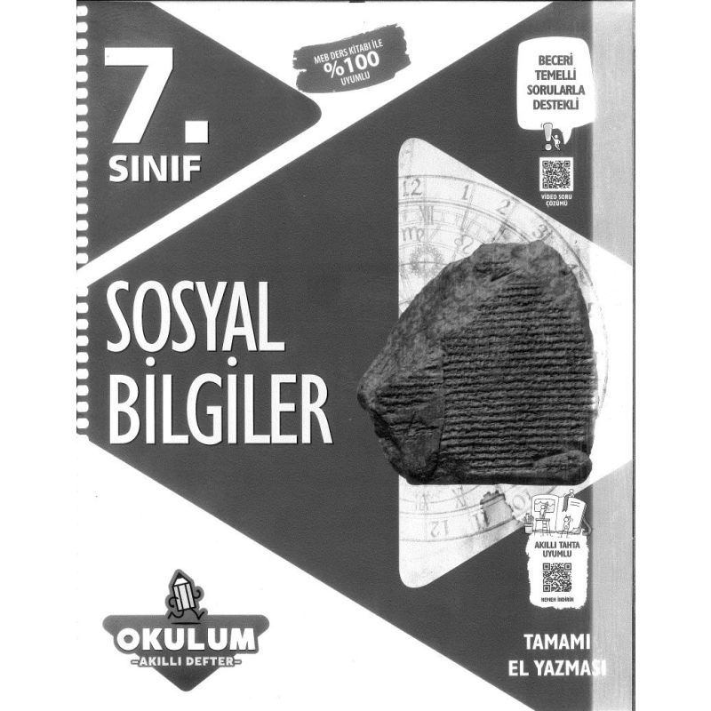 SOSYAL BİLGİLER OKULUM AKILLI DEFTER