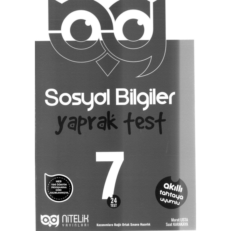 SOSYAL BİLGİLER YAPRAK TEST 24 TEST