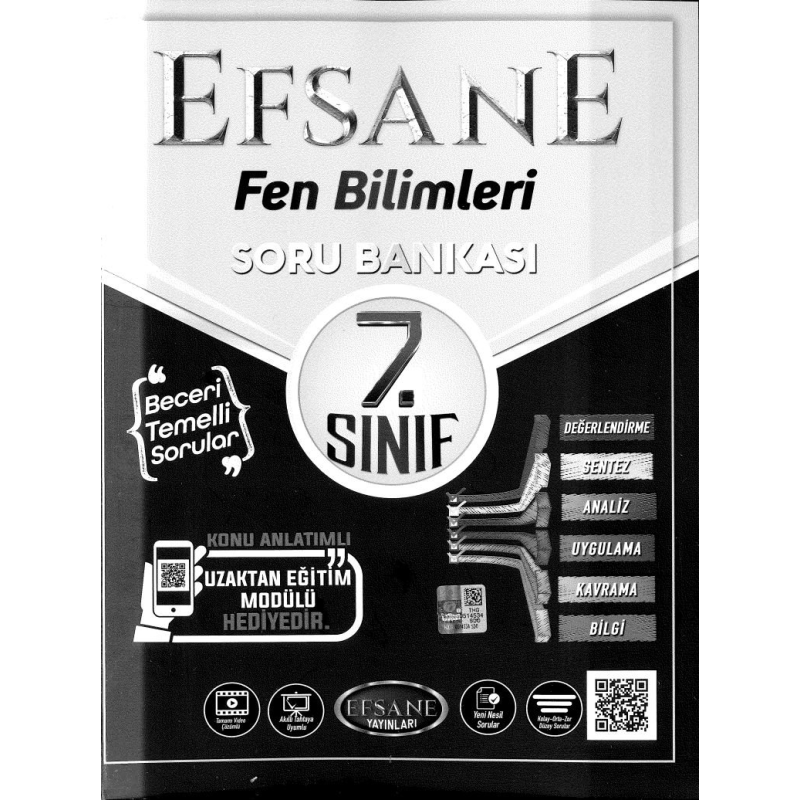 EFSANE FEN BİLİMLERİ SORU BANKASI