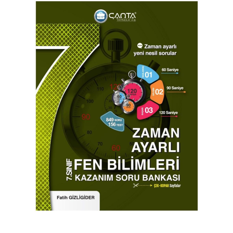 ZAMAN AYARLI FEN BİLİMLERİ KAZANIM SORU BANKASI