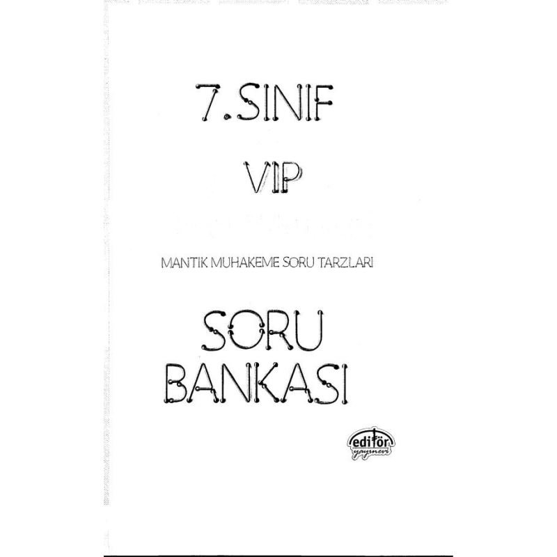 VIP SORU BANKASI FEN BİLİMLERİ