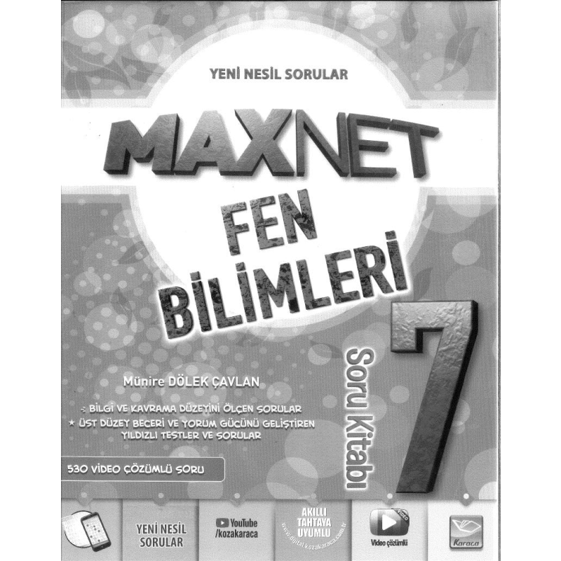 MAXNET FEN BİLİMLERİ SORU KİTABI