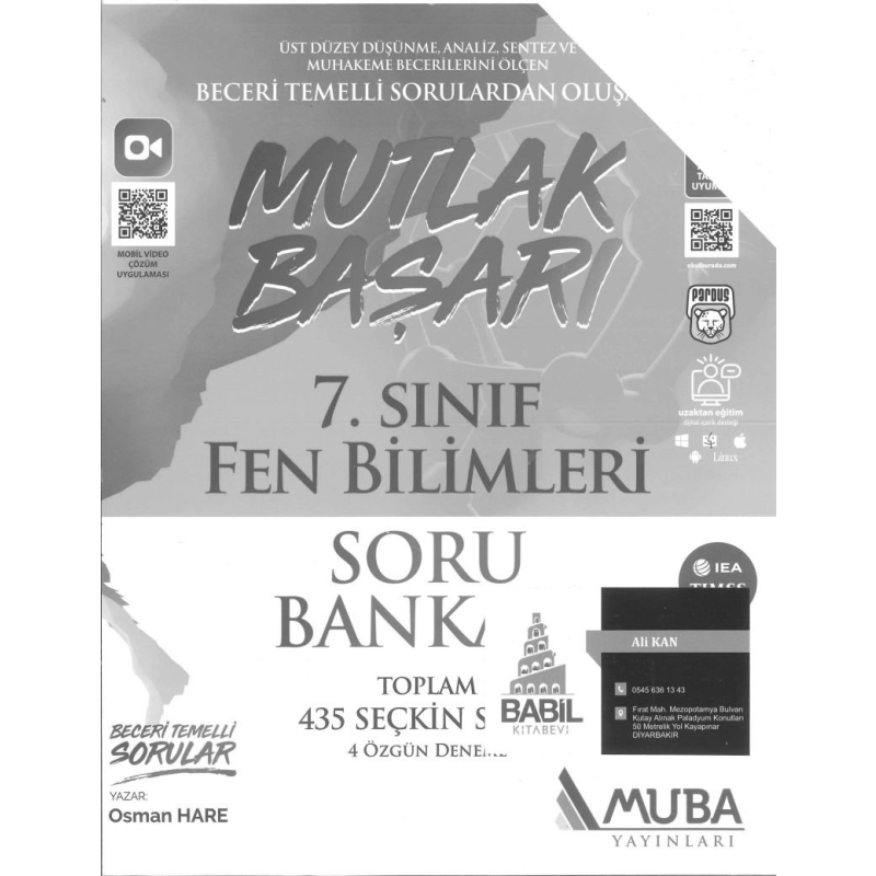 MUTLAK BAŞARI FEN BİLİMLERİ SORU BANKASI