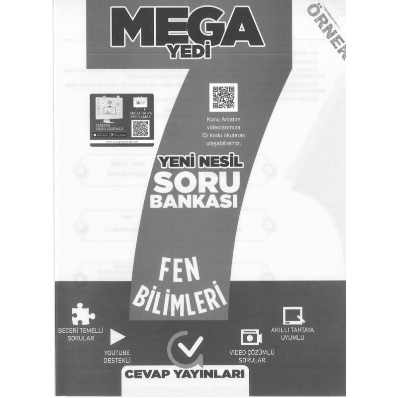 MEGA YEDİ YENİ NESİL SORU BANKASI FEN BİLİMLERİ