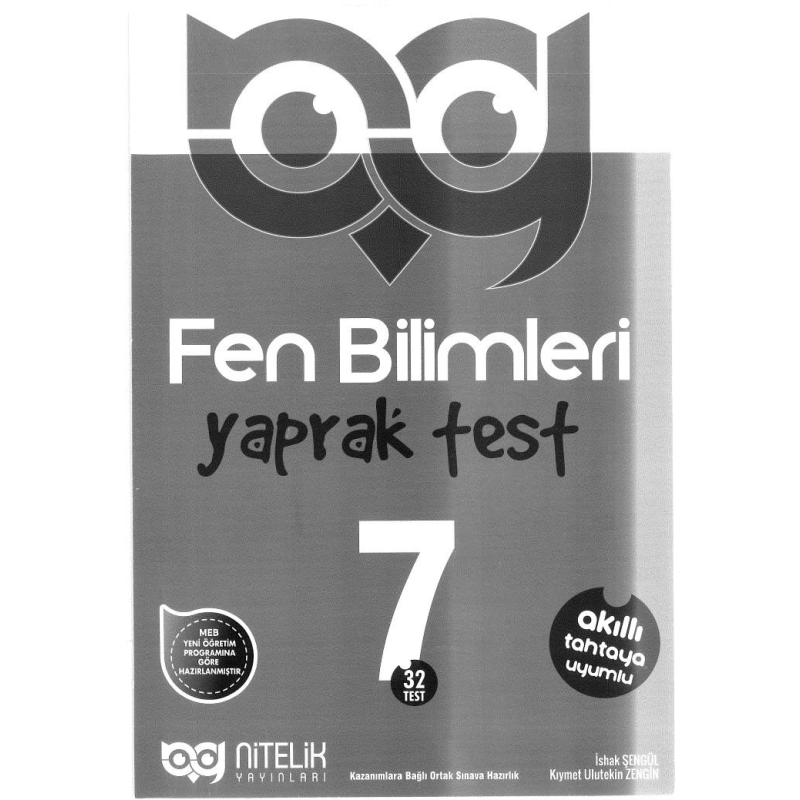 FEN BİLİMLERİ YAPRAK TEST 32 ADET