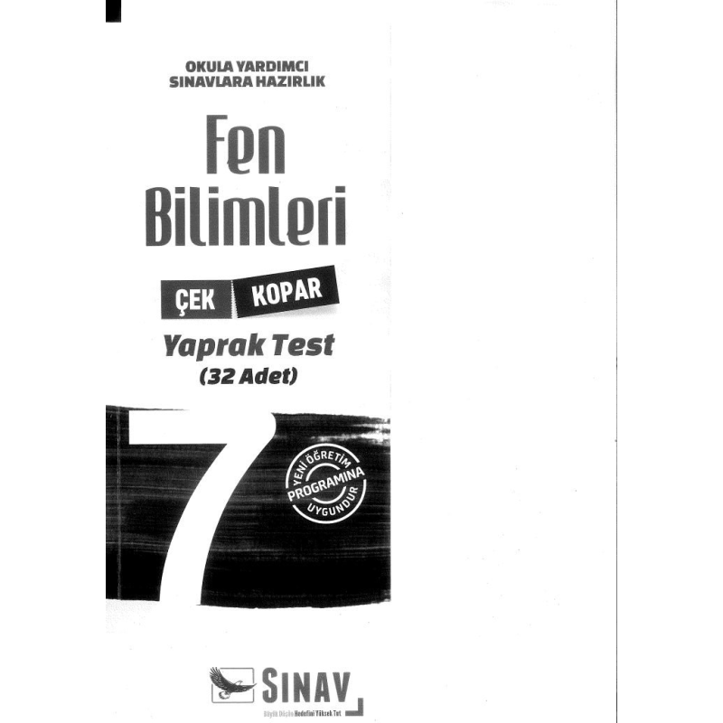 FEN BİLİMLERİ YAPRAK TEST 32 ADET