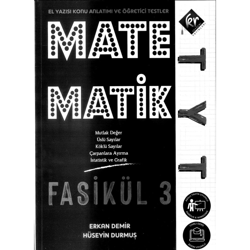 MATEMATİK FASİKÜL 3 (EL YAZISI KONU ANLATIMI VE ÖĞRETİCİSİ TESTLER)