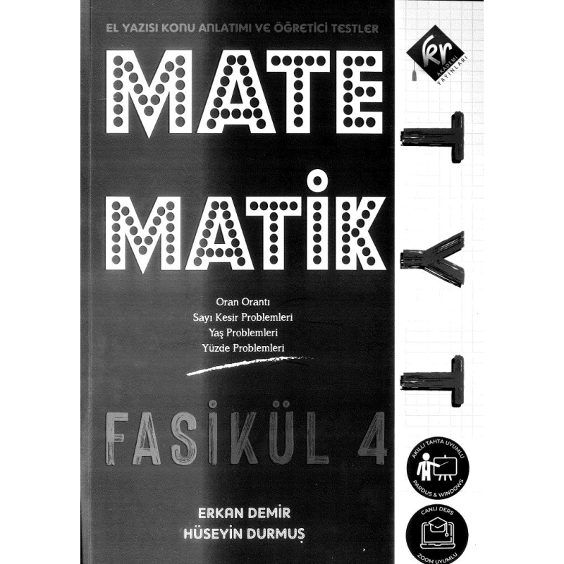 MATEMATİK FASİKÜL 4 (EL YAZISI KONU ANLATIMI VE ÖĞRETİCİSİ TESTLER)
