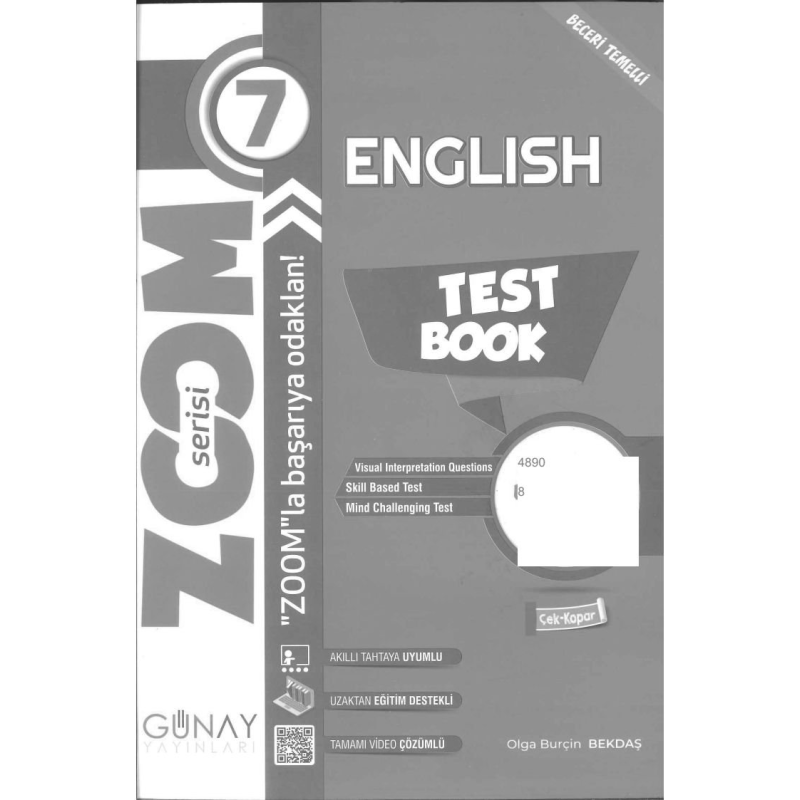 ENGLISH TEST BOOK ZOOM SERİSİ
