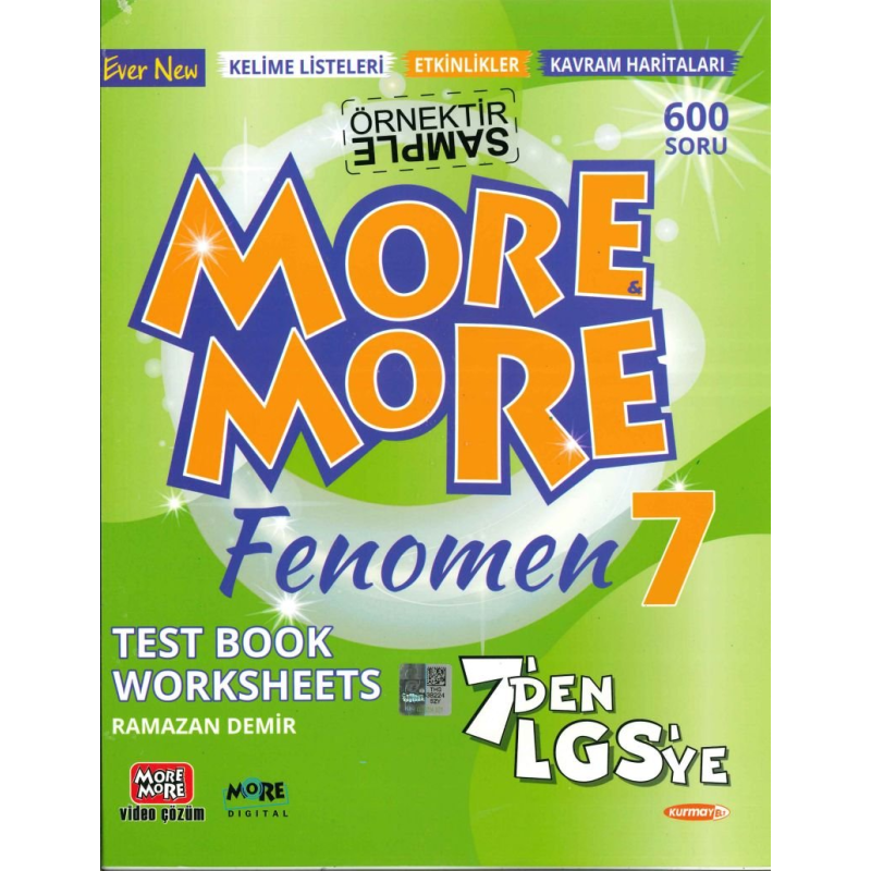 MORE MORE FENOMEN TEST BOOK WORKSHEETS