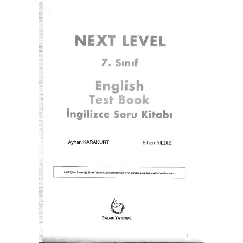 NEXT LEVEL ENGLISH TEST BOOK İNGİLİZCE SORU KİTABI