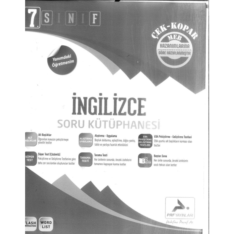 İNGİLİCZE SORU KÜTÜPHANESİ