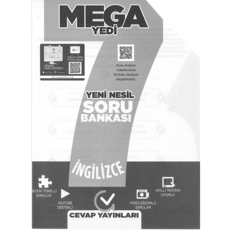 MEGA YEDİ YENİ NESİL SORU BANKASI İNGİLİZCE
