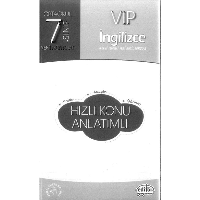 VIP İNGİLİZCE HIZLI KONU ANLATIMLI