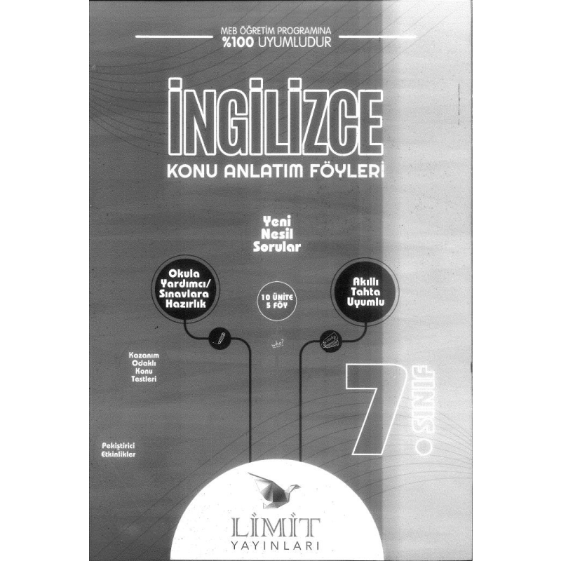 İNGİLİZCE KONU ANLATIM FÖYLERİ