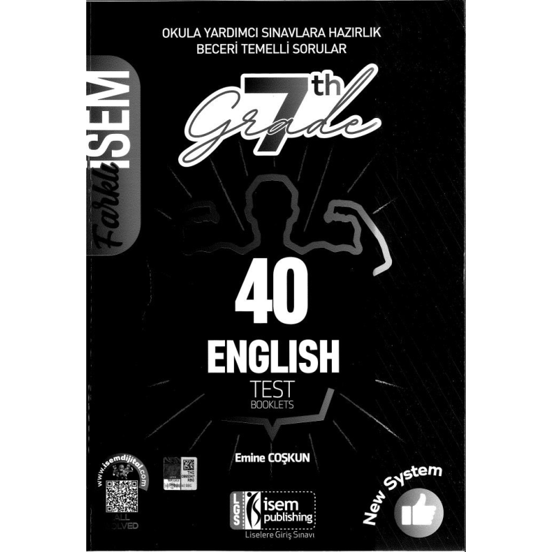 40 ENGLISH TEST BOOKLETS