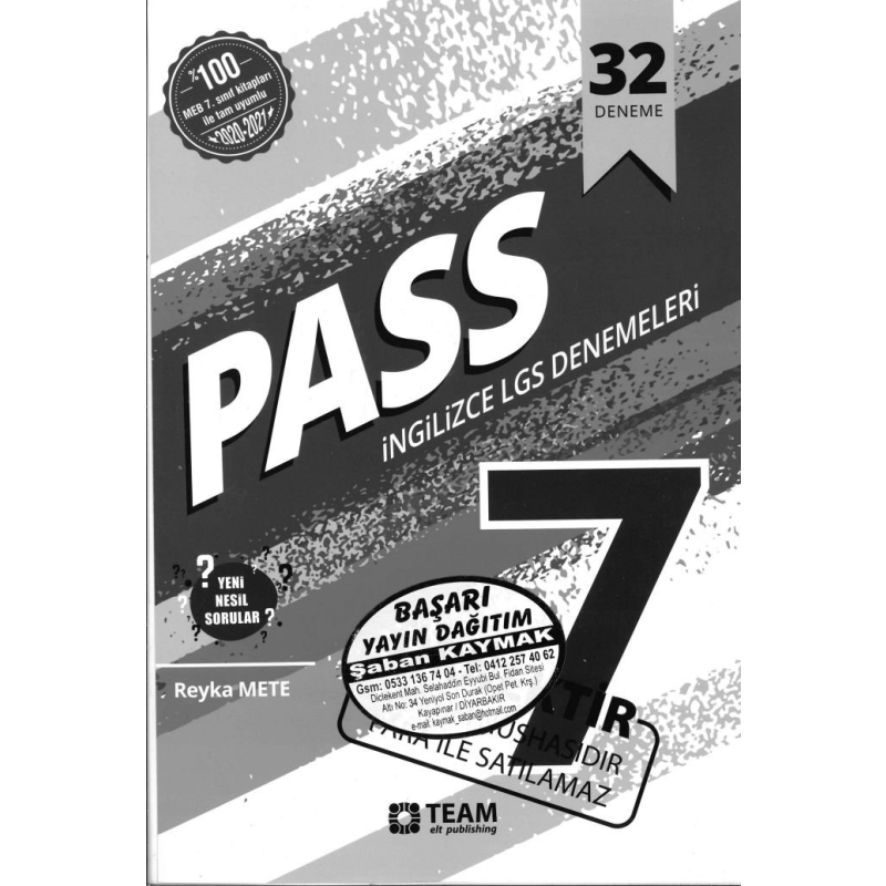PASS İNGİLİZCE LGS DENEMELERİ