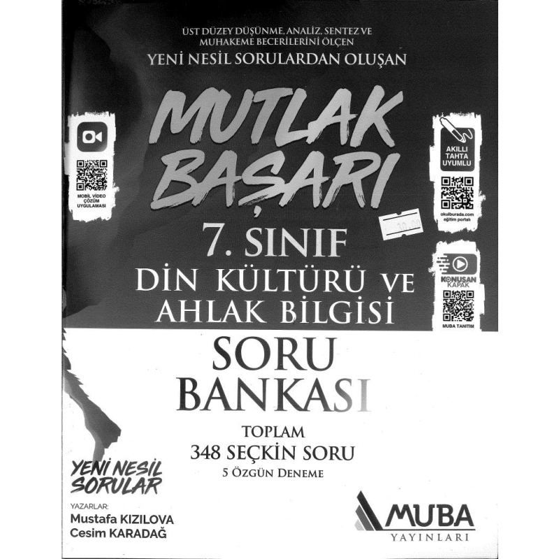 MUTLAK BAŞARI DİN KÜLTÜRÜ VE AHLAK BİLGİSİ SORU BANKASI
