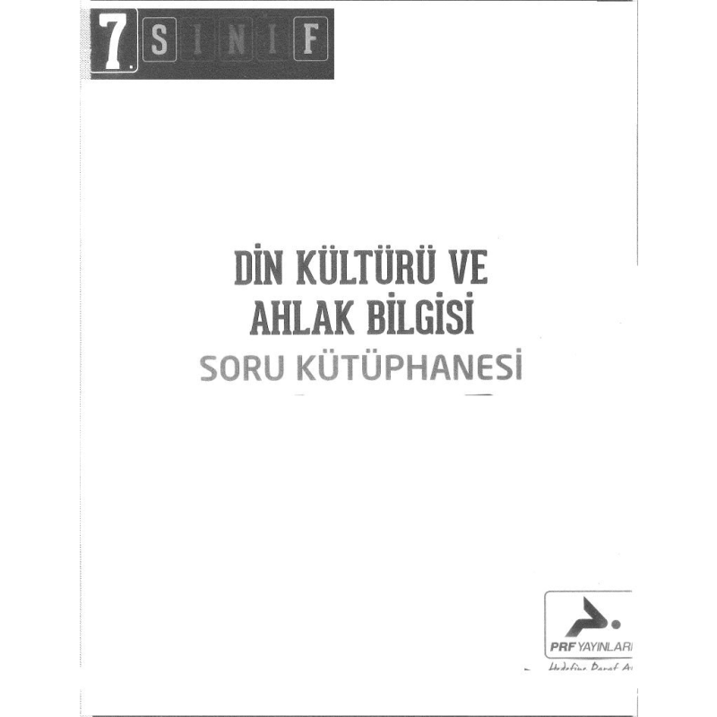 DİN KÜLTÜRÜ VE AHLAK BİLGİSİ SORU KÜTÜPHANESİ