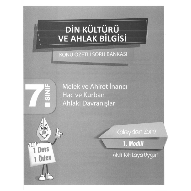 DİN KÜLTÜRÜ VE AHLAK BİLGİSİ KONU ÖZETLİ SORU BANKASI