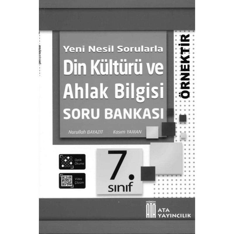 DİN KÜLTÜRÜ VE AHLAK BİLGİSİ SORU BANKASI