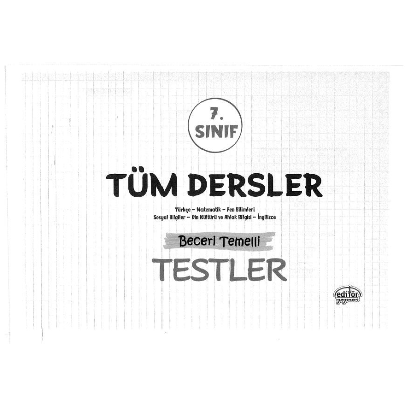 TÜM DERSLER BECERİ TEMELLİ TESTLER
