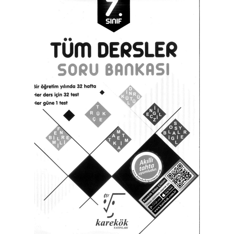 TÜM DERSLER SORU BANKASI
