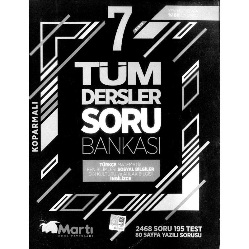 TÜM DERSLER SORU BANKASI