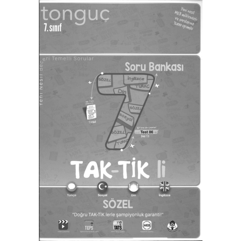 TAK-TİK'Lİ SÖZEL SORU BANKASI