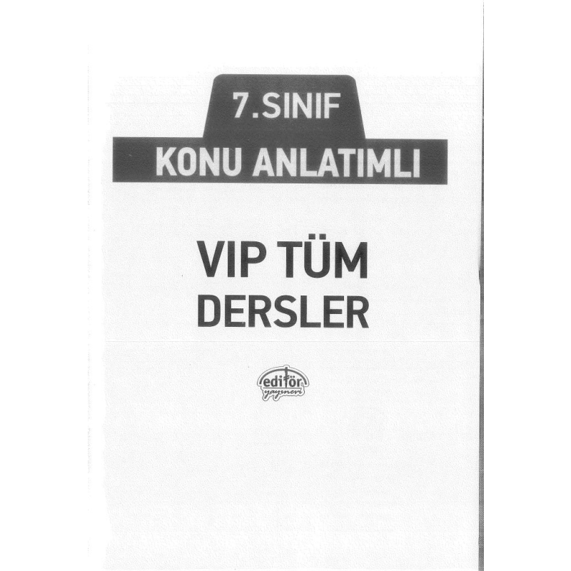 KONU ANLATIMLI VIP TÜM DERSLER